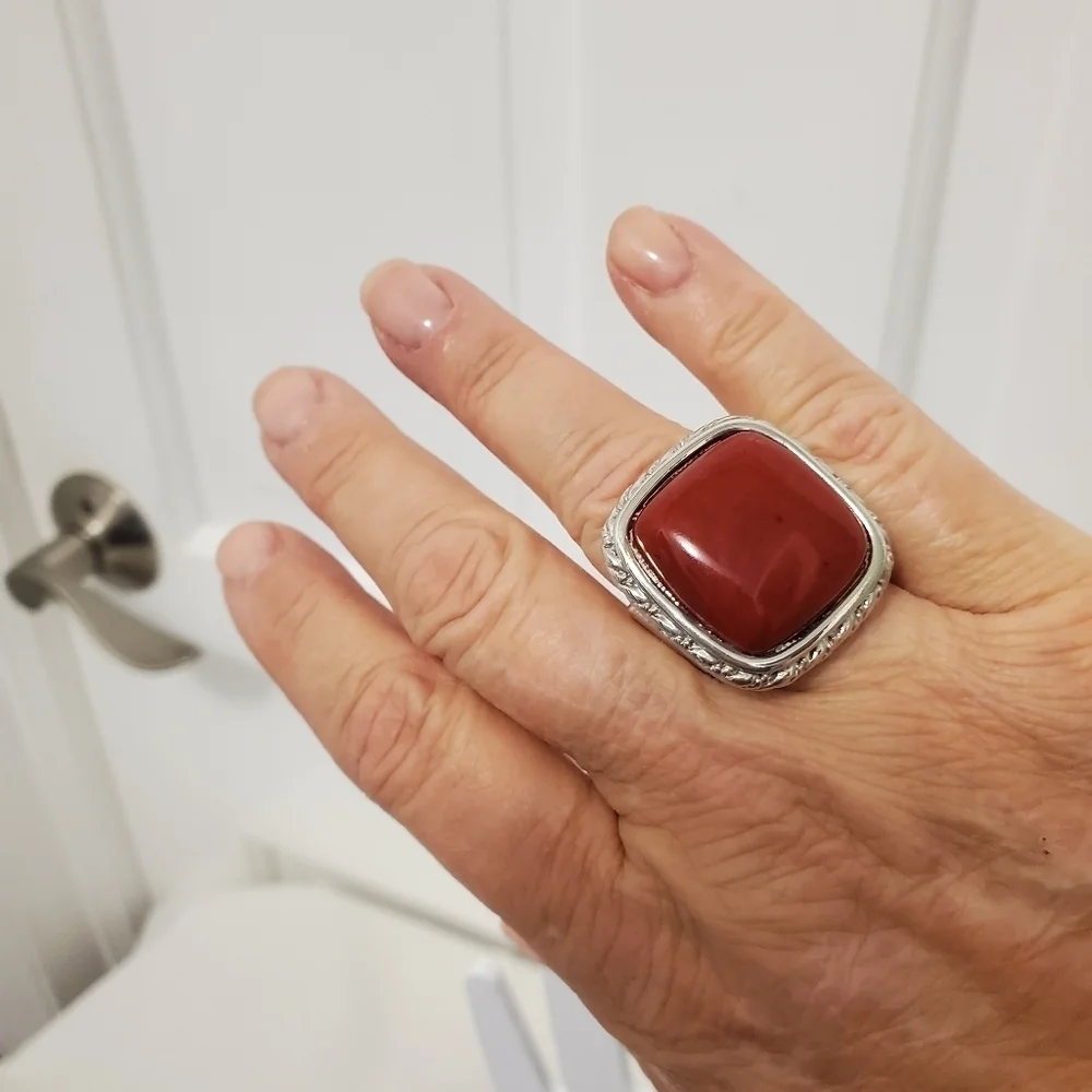 Mixit red silvertone